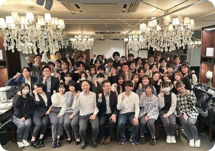 新入社員歓迎会　集合写真